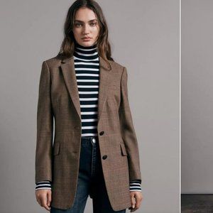 Charles Wool Plaid Blazer